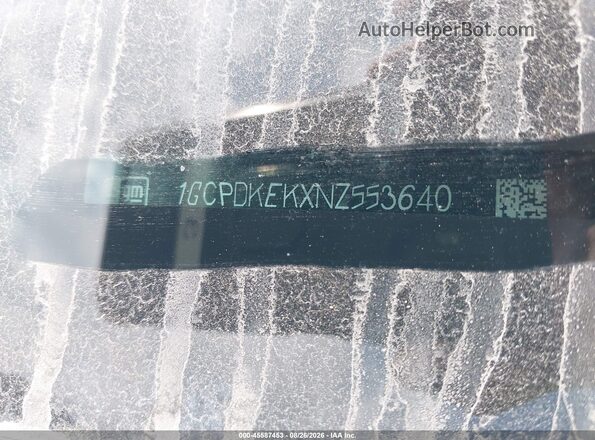 1GCPDKEKXNZ553640 2022 CHEVROLET SILVERADO White Widok komory silnika