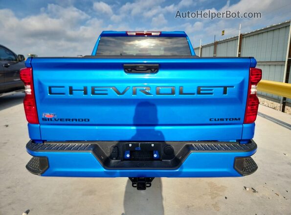1GCPKBEK0TZ217997 2026 CHEVROLET SILVERADO Синий Вид сзади