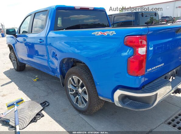1GCPKKEK5SZ236835 2025 CHEVROLET SILVERADO Blue Trasero izquierdo
