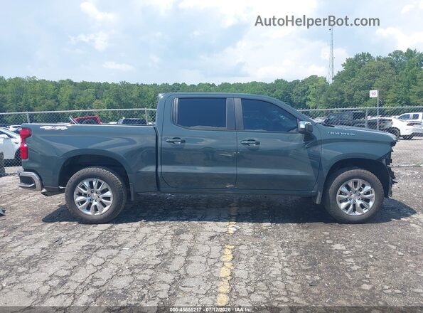 1GCPKKEK5SZ281676 2025 CHEVROLET SILVERADO Green Widok wnętrza 360 stopni