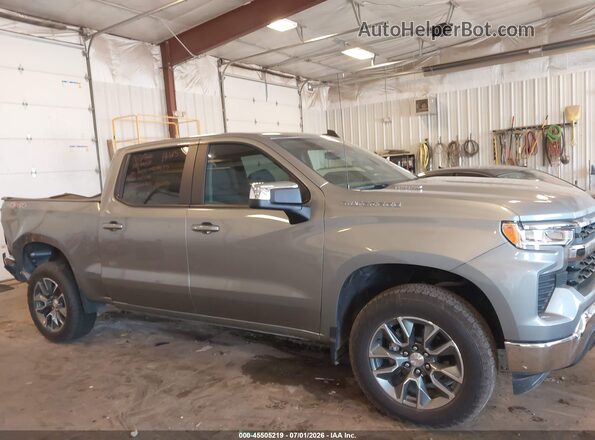 1GCPKKEKXSZ290177 2025 CHEVROLET SILVERADO Gray უკანა სალონის ხედი