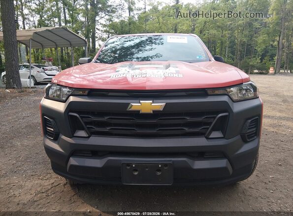 1GCPSBEK0R1149241 2024 CHEVROLET COLORADO Red Widok wnętrza z tyłu