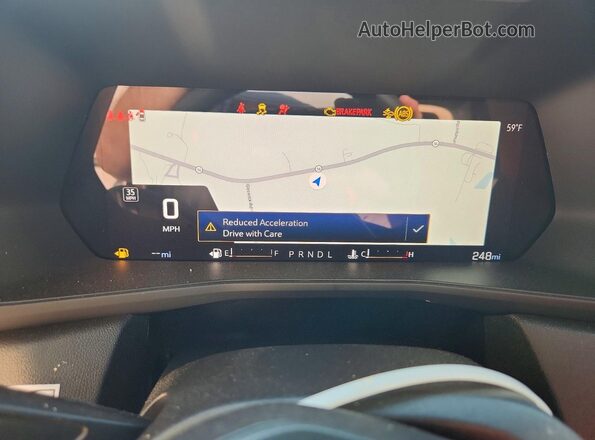 1GCPSBEK1S1232487 2025 CHEVROLET COLORADO White Widok zestawu wskaźników