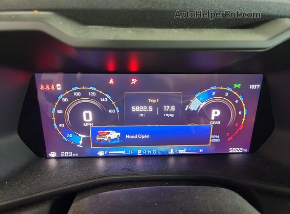 1GCPSBEK1T1171000 2026 CHEVROLET COLORADO Белый Вид щитка приборов