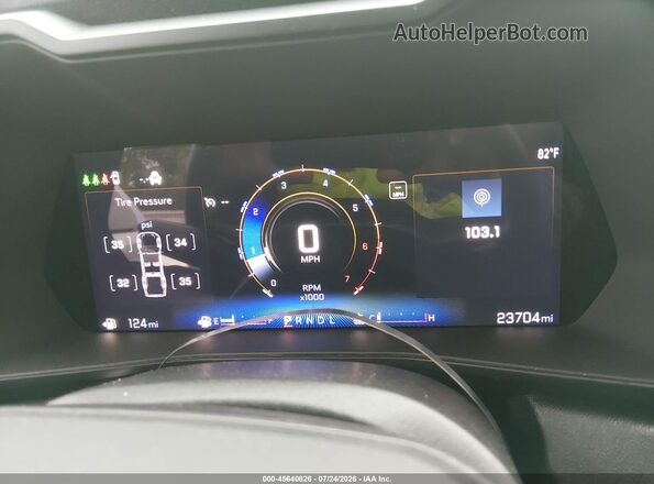 1GCPSBEK2S1148386 2025 CHEVROLET COLORADO White Հետևի նստատեղերի տեսք