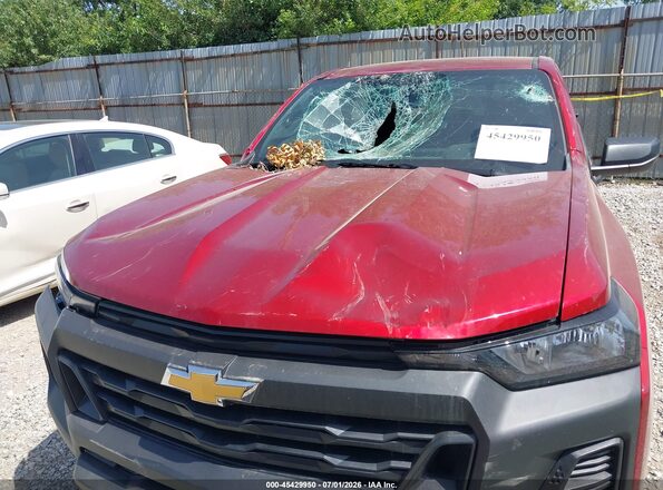 1GCPSBEK4T1186509 2026 CHEVROLET COLORADO Red Вид спереду