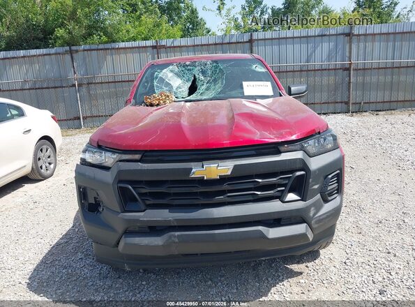 1GCPSBEK4T1186509 2026 CHEVROLET COLORADO Red Вид задньої частини салону