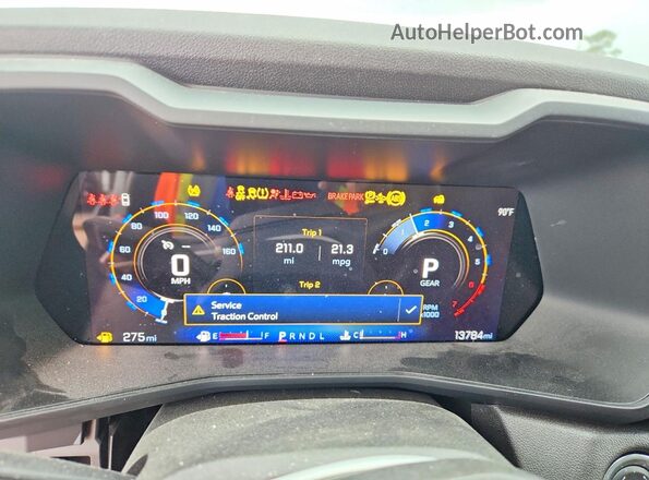 1GCPSBEK6T1119992 2026 CHEVROLET COLORADO Silver Սարքավորումների վահանակի տեսք