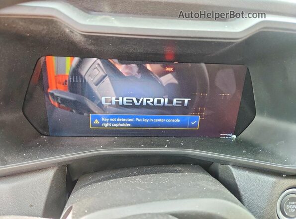 1GCPSBEK6T1173325 2026 CHEVROLET COLORADO White Vista del cuadro de instrumentos