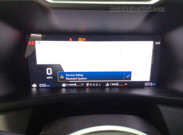 1GCPSBEK7T1167419 2026 CHEVROLET COLORADO White Вид щитка приладів