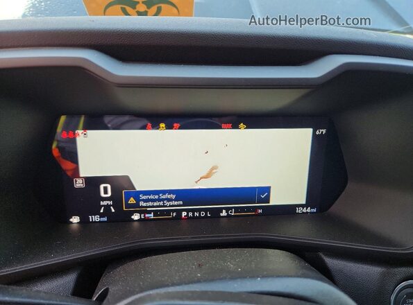 1GCPSBEK7T1209085 2026 CHEVROLET COLORADO Black Widok zestawu wskaźników