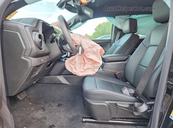 1GCPSBEK7T1209085 2026 CHEVROLET COLORADO Black Widok wnętrza z przodu