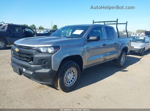 1GCPSBEK9P1163068 2023 CHEVROLET COLORADO Gray Vista tres cuartos delantera izquierda