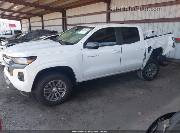 1GCPSCEK4R1126096 2024 CHEVROLET COLORADO White წინა მარცხენა ხედი სამი მეოთხედიდან