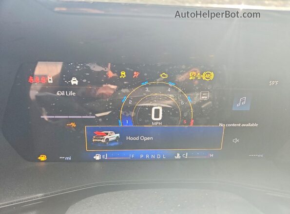 1GCPSCEK4S1165440 2025 CHEVROLET COLORADO Black Вид щитка приладів