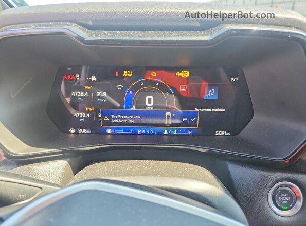 1GCPSCEK6S1174902 2025 CHEVROLET COLORADO Gray Սարքավորումների վահանակի տեսք