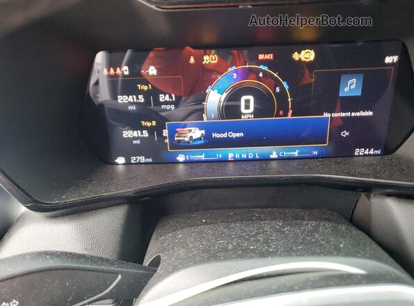 1GCPSCEK7T1220092 2026 CHEVROLET COLORADO White Instrument cluster view