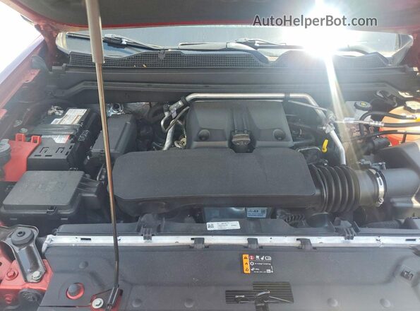 1GCPSCEK8P1268139 2023 CHEVROLET COLORADO Red Rear interior view
