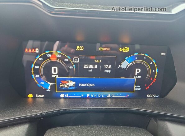 1GCPSCEK8R1141605 2024 CHEVROLET COLORADO Black Սարքավորումների վահանակի տեսք
