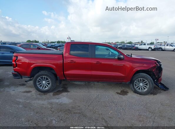 1GCPSCEK8R1153818 2024 CHEVROLET COLORADO Red Vista interior trasera