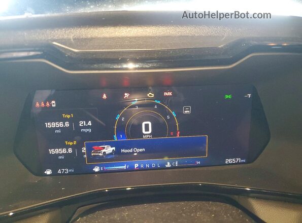 1GCPSCEK8R1181389 2024 CHEVROLET COLORADO Blue ხელსაწყოთა პანელის ხედი