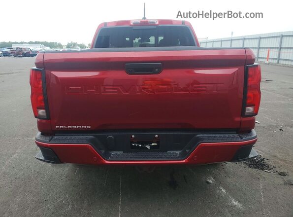 1GCPSCEK8T1225527 2026 CHEVROLET COLORADO Бордовый Вид сзади