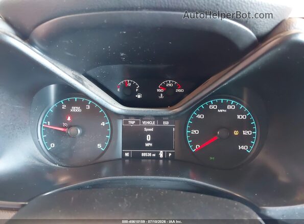 1GCPTBE19H1226191 2017 CHEVROLET COLORADO Gray Հետևի նստատեղերի տեսք
