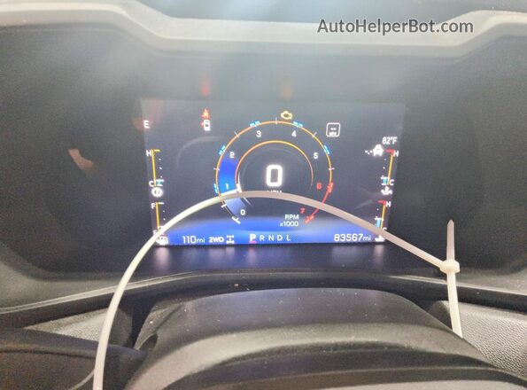 1GCPTBEK5P1132901 2023 CHEVROLET COLORADO Белый Вид щитка приборов