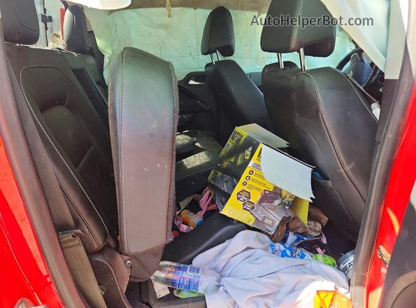 1GCPTCE12L1136816 2020 CHEVROLET COLORADO Red Rear seats view