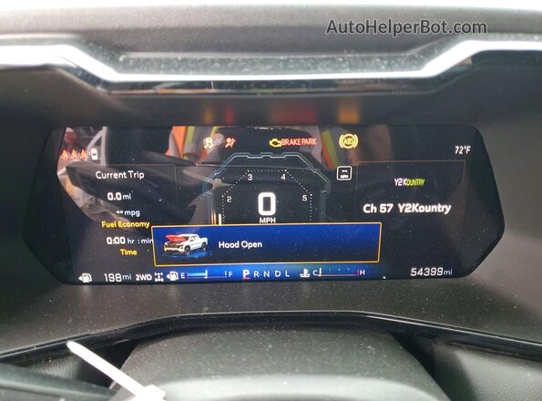1GCPTCEK1R1151213 2024 CHEVROLET COLORADO White Սարքավորումների վահանակի տեսք