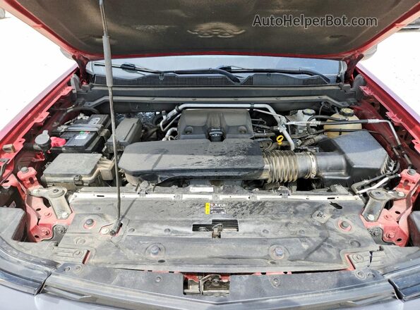 1GCPTCEK5P1199830 2023 CHEVROLET COLORADO Red Widok wnętrza z tyłu