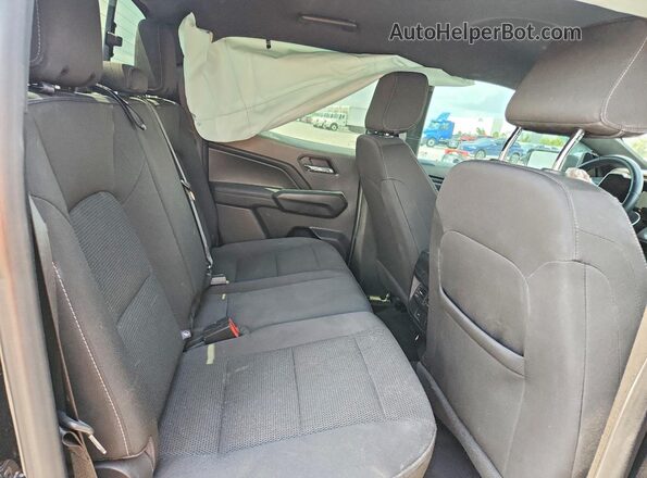 1GCPTCEK9P1150338 2023 CHEVROLET COLORADO Black უკანა სავარძლების ხედი