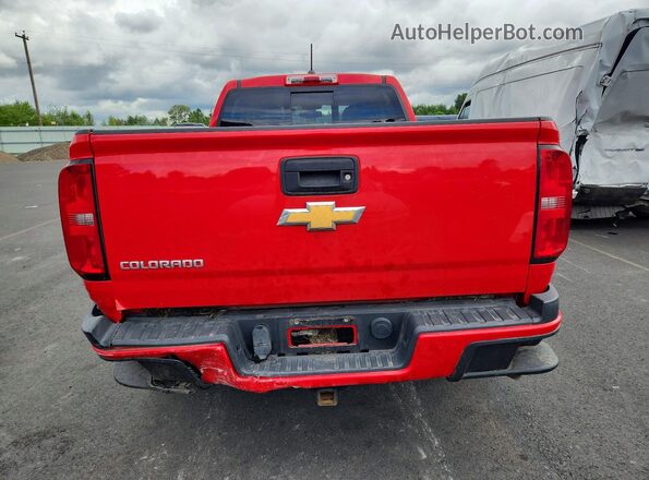 1GCPTDE14J1329360 2018 CHEVROLET COLORADO Red Հետևի տեսք