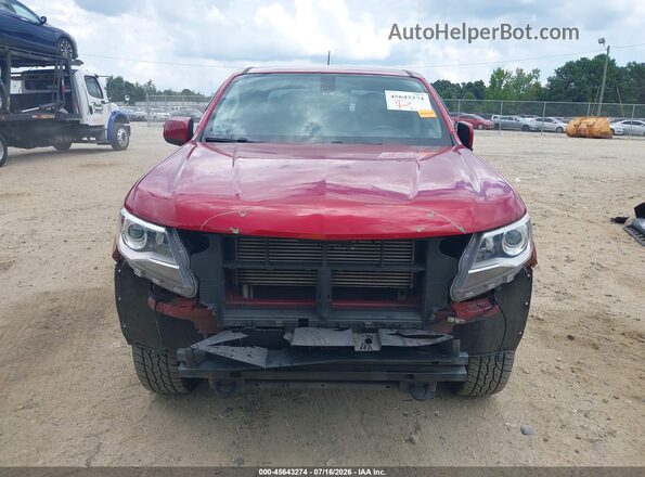 1GCPTDE19G1354599 2016 CHEVROLET COLORADO Бордовый Вид задней части салона