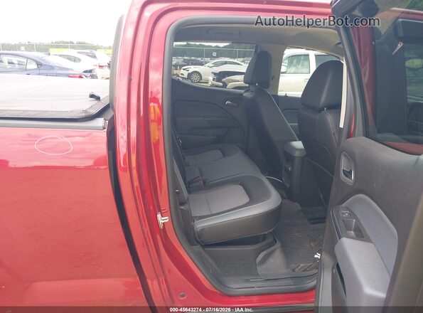 1GCPTDE19G1354599 2016 CHEVROLET COLORADO Бордовый Вид наклейки с VIN-кодом