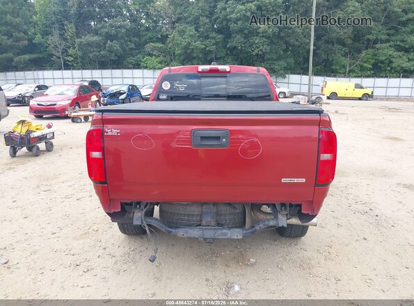 1GCPTDE19G1354599 2016 CHEVROLET COLORADO Бордовый 