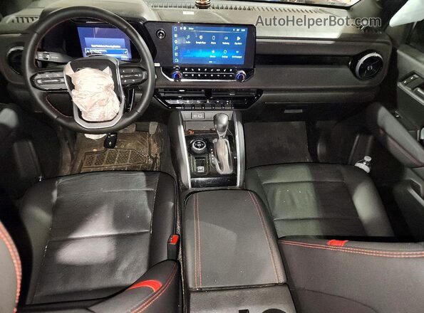 1GCPTDEK4P1139947 2023 CHEVROLET COLORADO Red Dashboard view