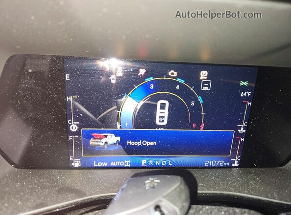 1GCPTDEK4P1139947 2023 CHEVROLET COLORADO Red Instrument cluster view