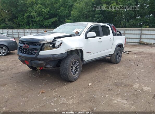 1GCPTEE10J1229438 2018 CHEVROLET COLORADO White წინა მარცხენა ხედი სამი მეოთხედიდან