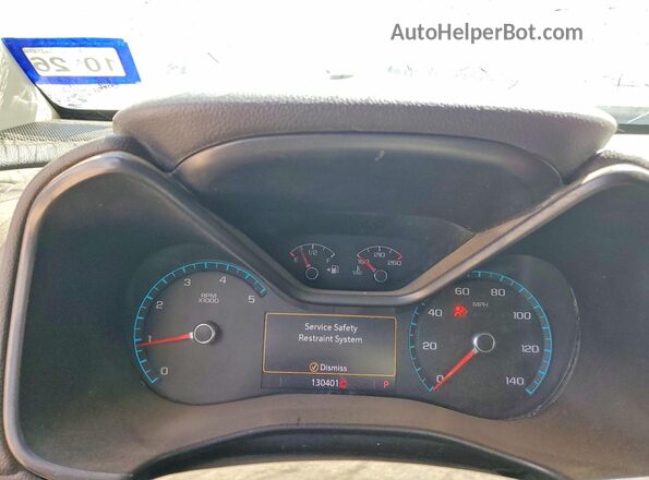 1GCPTEE10K1171266 2019 CHEVROLET COLORADO Белый Вид щитка приборов