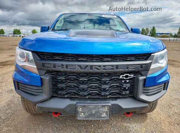 1GCPTEE14M1174724 2021 CHEVROLET COLORADO Blue Vista frontal