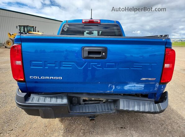 1GCPTEE14M1174724 2021 CHEVROLET COLORADO Blue Vista trasera