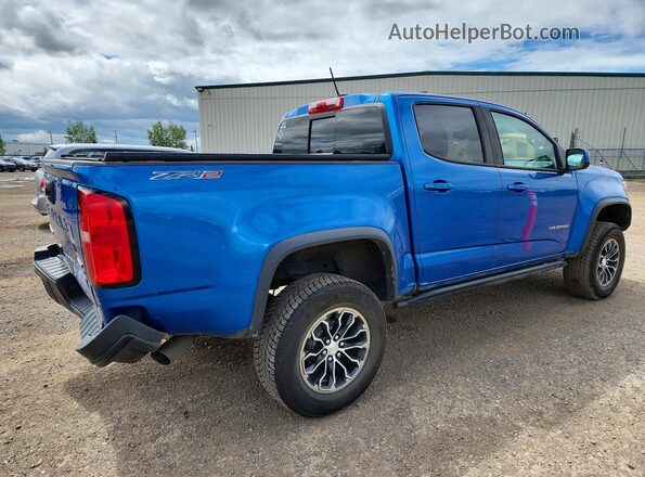 1GCPTEE14M1174724 2021 CHEVROLET COLORADO Blue Trasero derecho