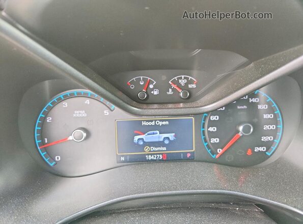 1GCPTEE14M1174724 2021 CHEVROLET COLORADO Blue Vista del cuadro de instrumentos