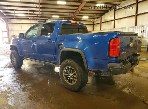 1GCPTEE16J1138982 2018 CHEVROLET COLORADO Blue Rear left