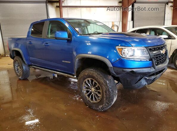1GCPTEE16J1138982 2018 CHEVROLET COLORADO Blue Front right