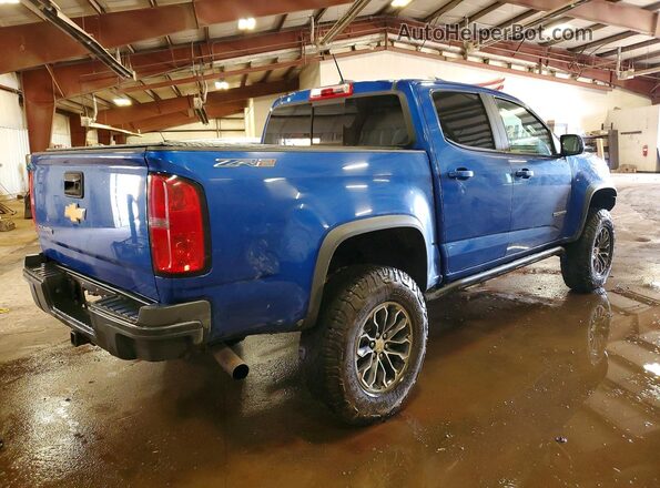 1GCPTEE16J1138982 2018 CHEVROLET COLORADO Blue Rear right