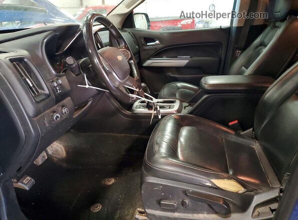 1GCPTEE16J1138982 2018 CHEVROLET COLORADO Blue Front interior view