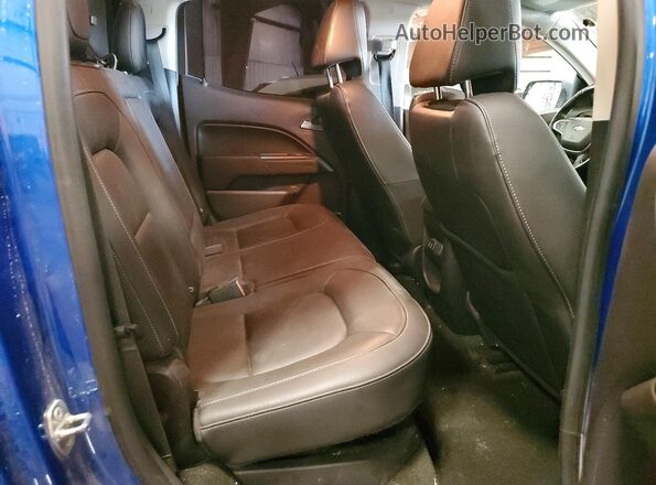 1GCPTEE16J1138982 2018 CHEVROLET COLORADO Blue Rear seats view