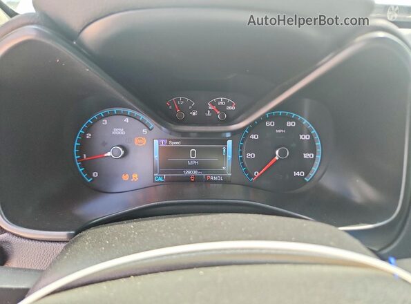 1GCPTEE19J1318425 2018 CHEVROLET COLORADO Белый Вид щитка приборов